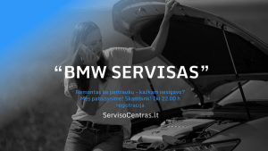 bmw automobilio diagnostika